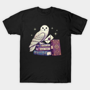 Reading Squad Book Lover Bookish Librarian Owl Reading Book T-Shirt
